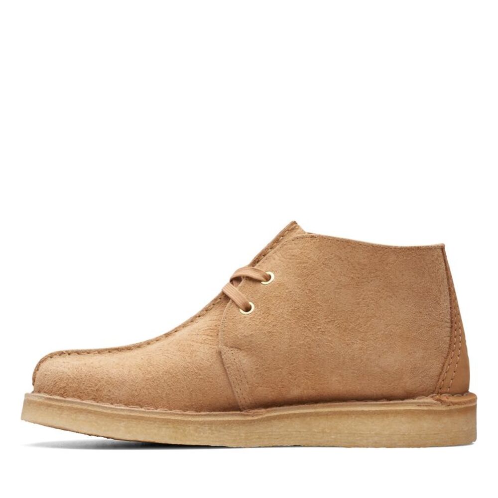 Clarks Mens Desert Trek Hi Brown Boots (NWT) - Picture 5 of 6